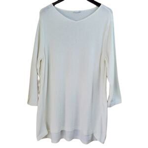 J. Jill Mixed Knit Tunic Sweater